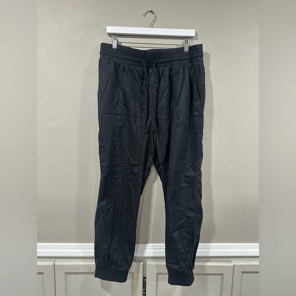 A New Day Black Linen Jogger Pant - Picture 1 of 4